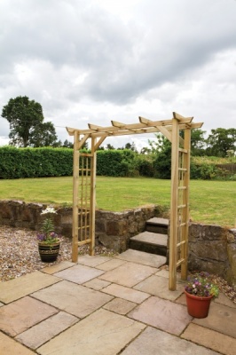 NEW TWILIGHT ARCH WOODEN PRESSURE TREATED (2.1 x 0.72 x 2.13m)